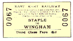 Staple To Wingham Ticket